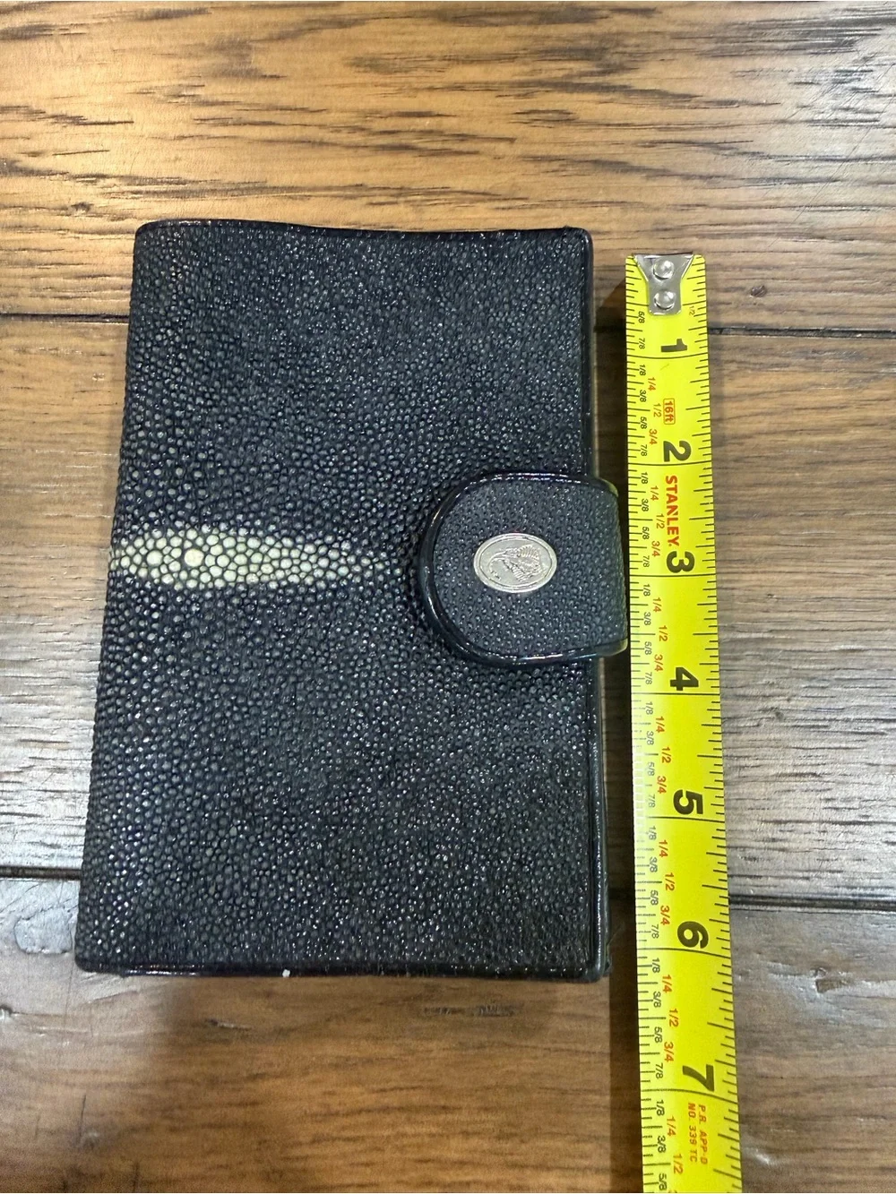 Classic Black Stingray-Texture Women's Wallet